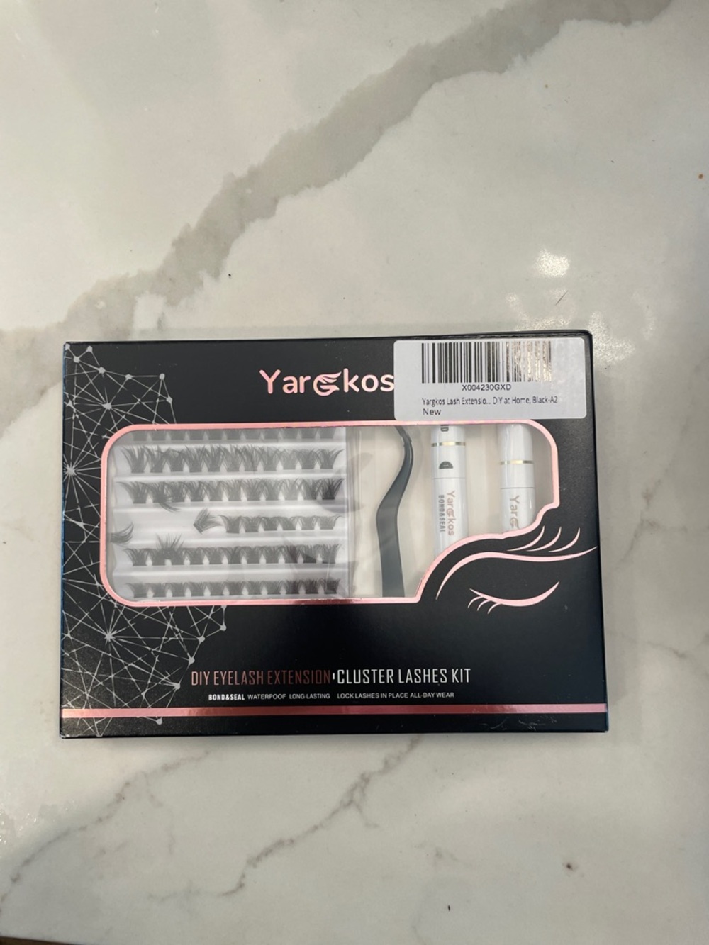 Yargkos DIY Cluster Eyelash Extension Kit - Black